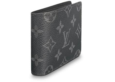 lv wallet black and grey